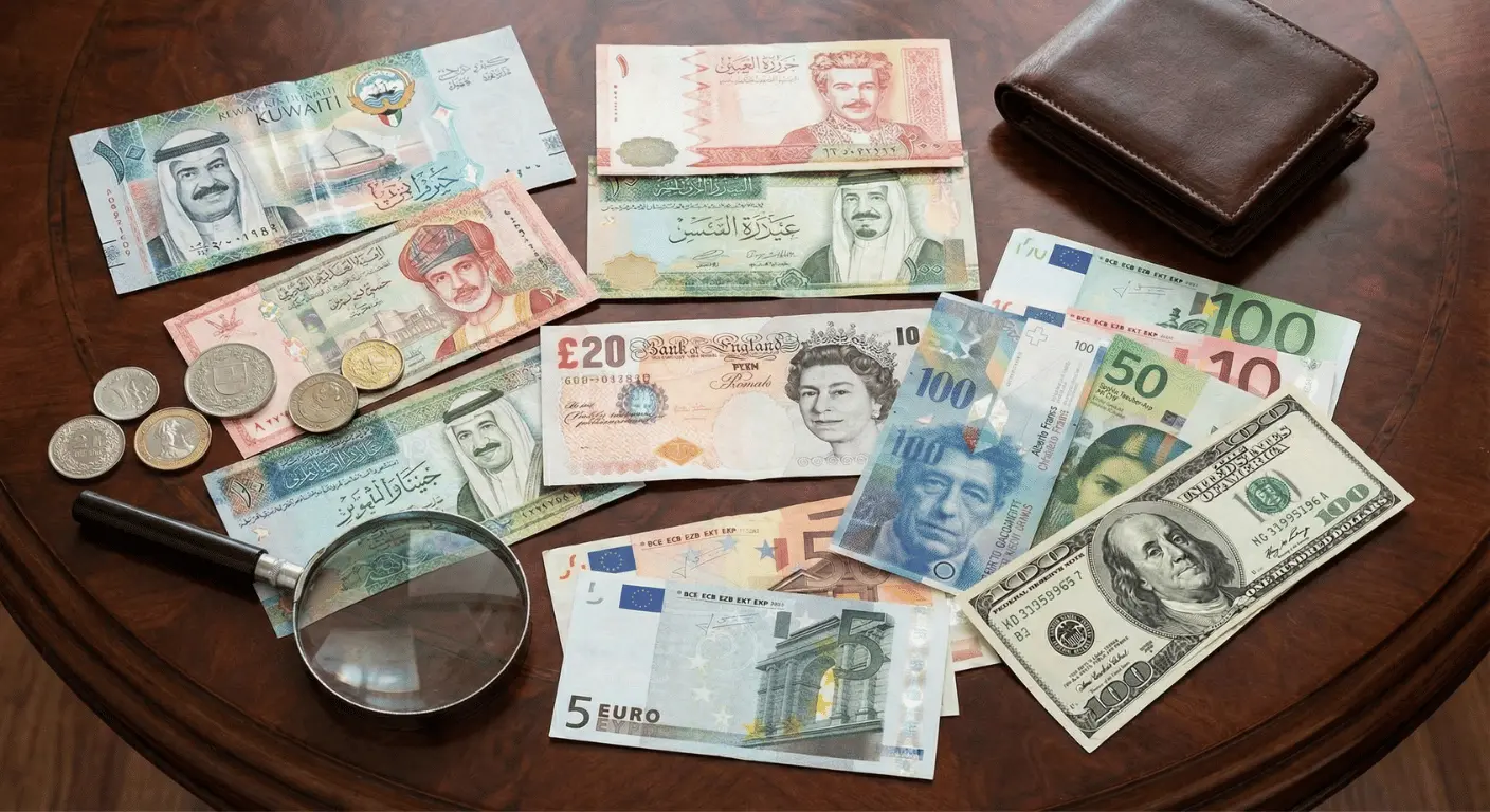 Welche ist die stabilste Währung der Welt, welche währung hat den besten Kurs, welche sind die 10 stärksten Währungen der Welt, wo ist das Geld am meisten Wert